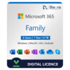 MS Office 365 Family Retail | 6TB OneDrive | Subscription | WinOS/MacOS
