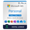 MS Office 365 Personal Retail | 1TB OneDrive | Subscription | WinOS/MacOS